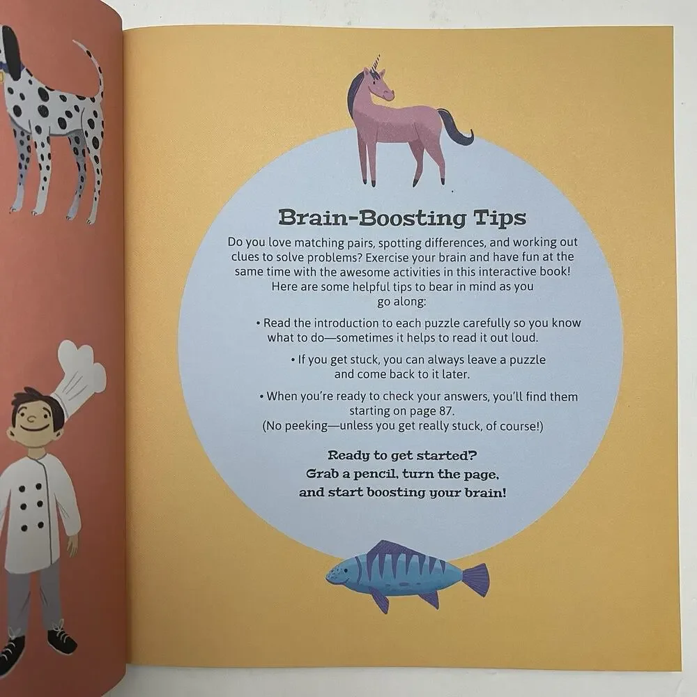 Ivy Finnegan Kids Book of Brain Boosting Puzzles Paperback